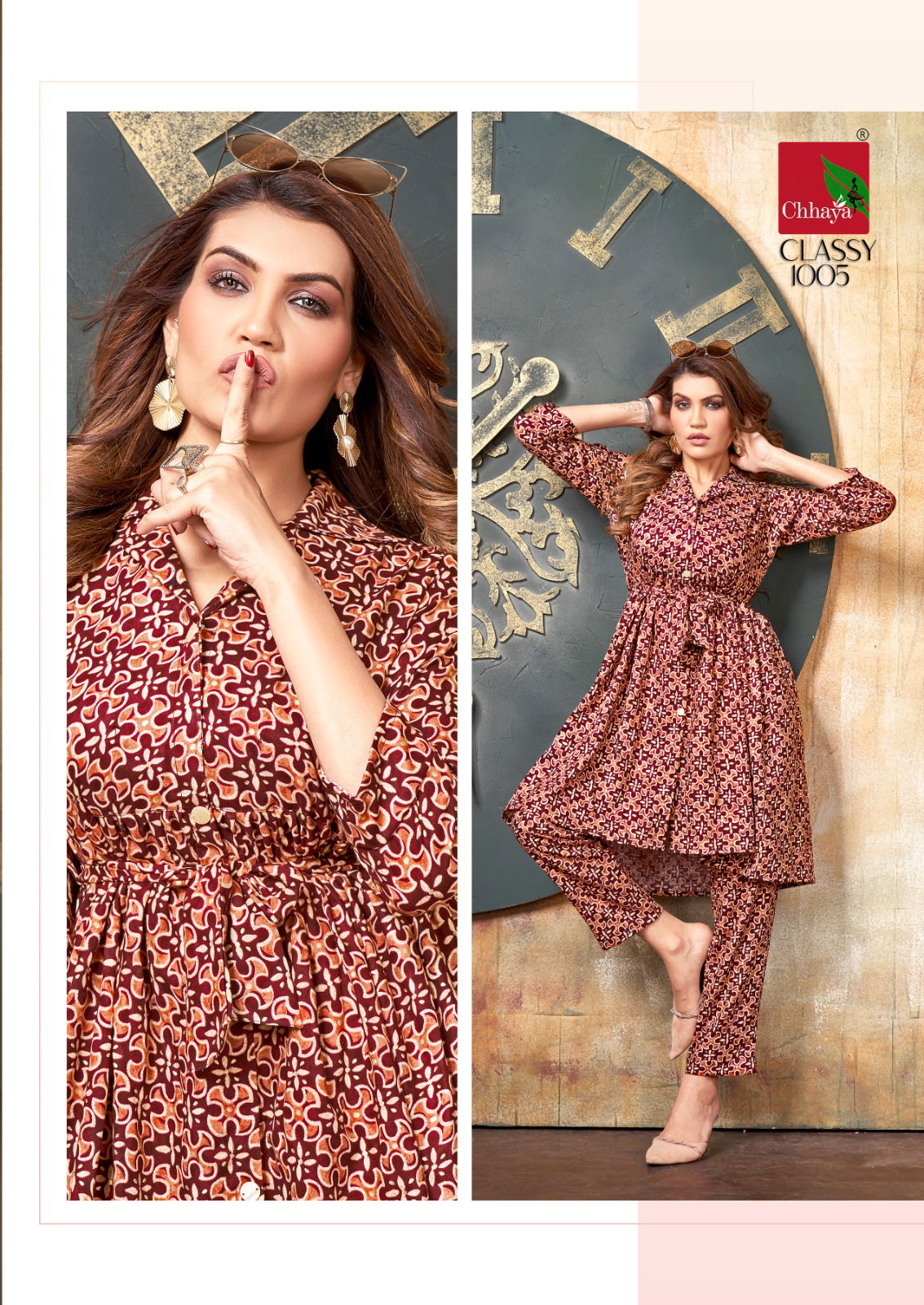 Classy By Chhaya Printed Kurtis With Bottom Catalog